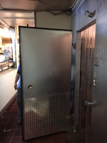 cooler door repair, commercial refrigerator repair, walk in repair